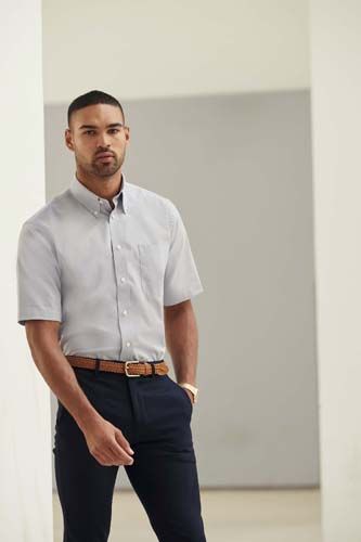 Camisa Oxford manga corta hombre (65-112-0)
