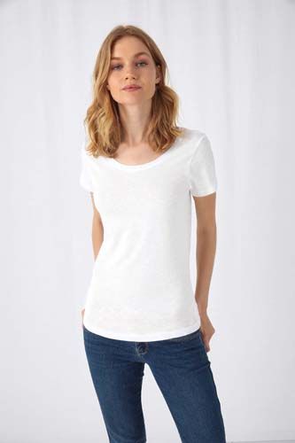 Camiseta Organic Slub Inspire mujer