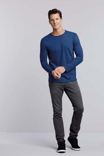 Camiseta Softstyle manga larga hombre