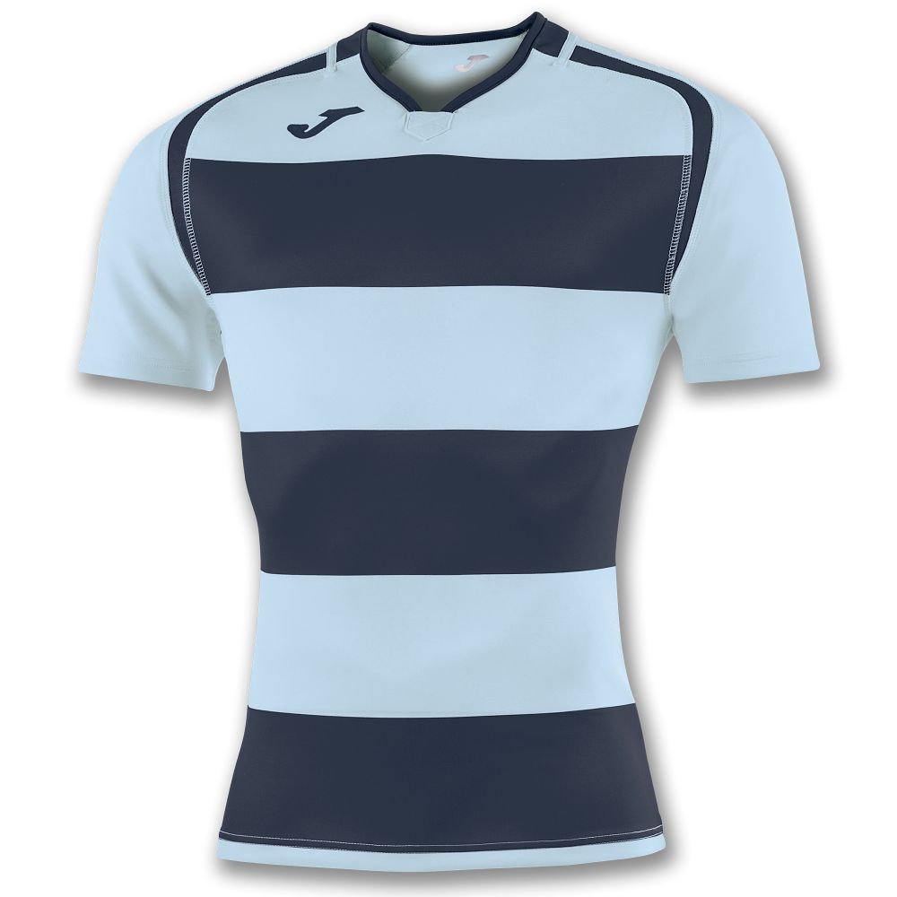 camiseta prorugby ii mc burgundy/blanco vista1