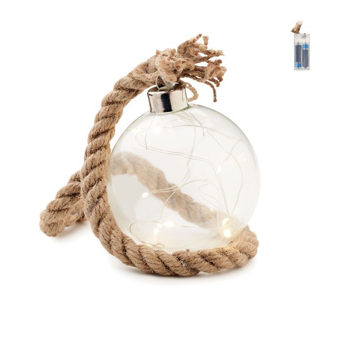 baubli luz de led de cristal burgundy/blanco vista1