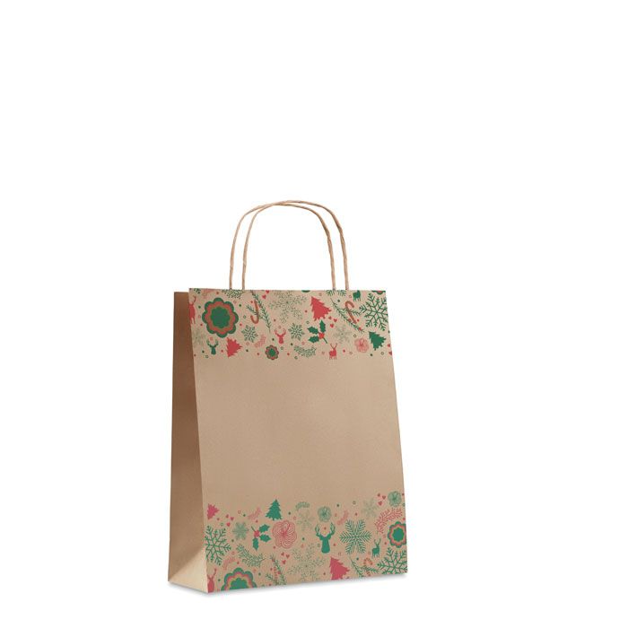 bao small bolsa papel de regalo pequeña burgundy/blanco vista1