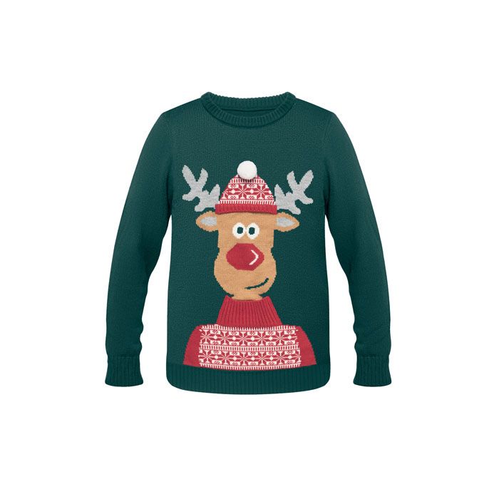shimas jersey de navidad s/m burgundy/blanco vista1