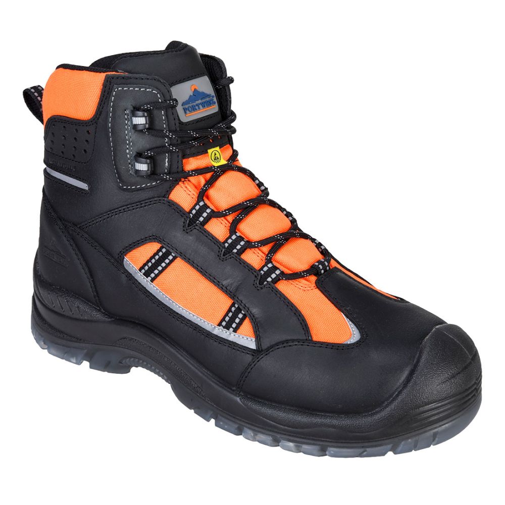 Bota de alta visibilidad Portwest Compositelite Retroglo S3 WR ESD
