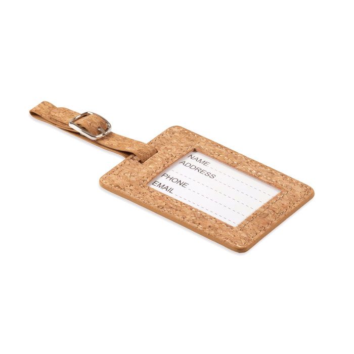 coco etiqueta equipaje de corcho burgundy/blanco vista1