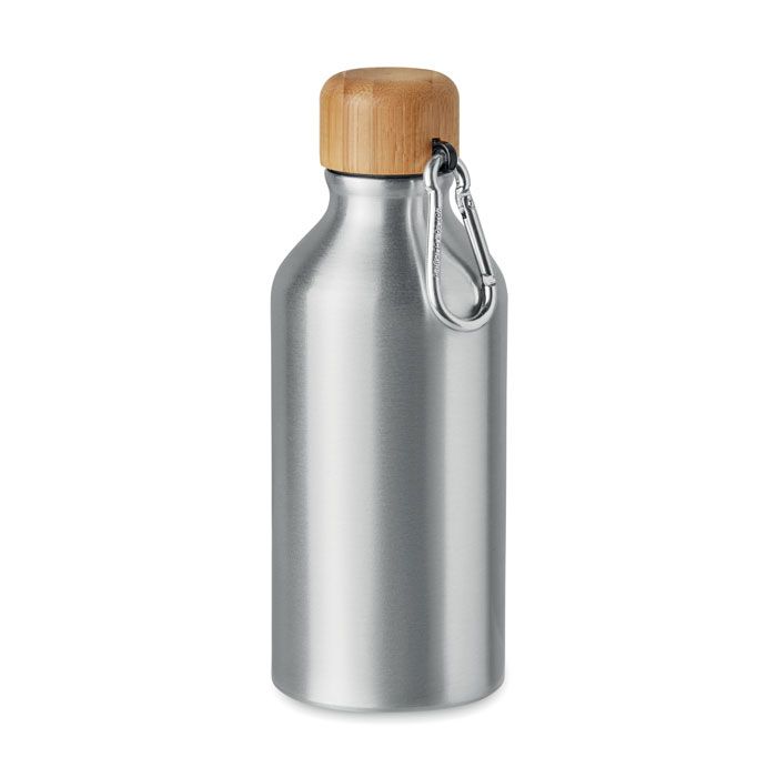amel botella de aluminio 400 ml burgundy/blanco vista1