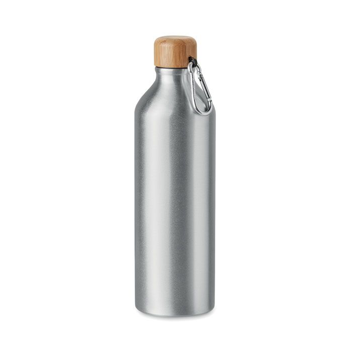 big amel botella de aluminio 800 ml burgundy/blanco vista1