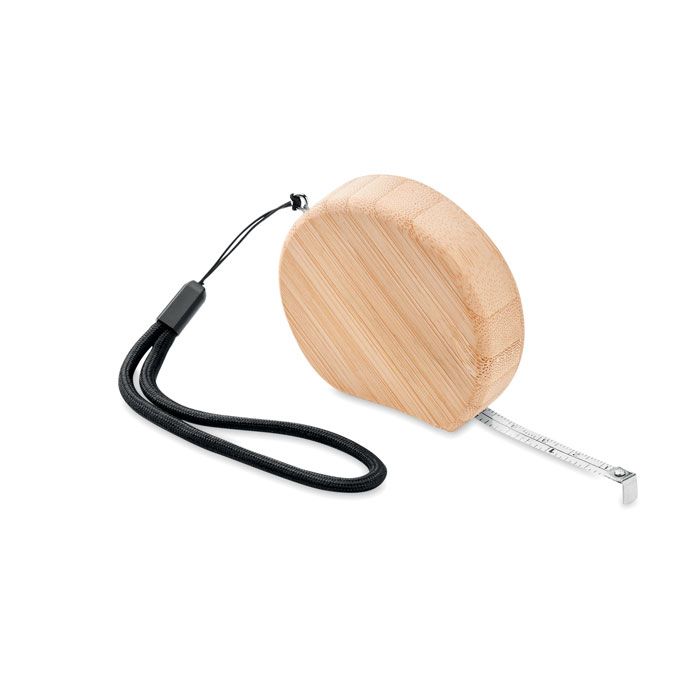 sokutai cinta métrica de bambú 2m burgundy/blanco vista1
