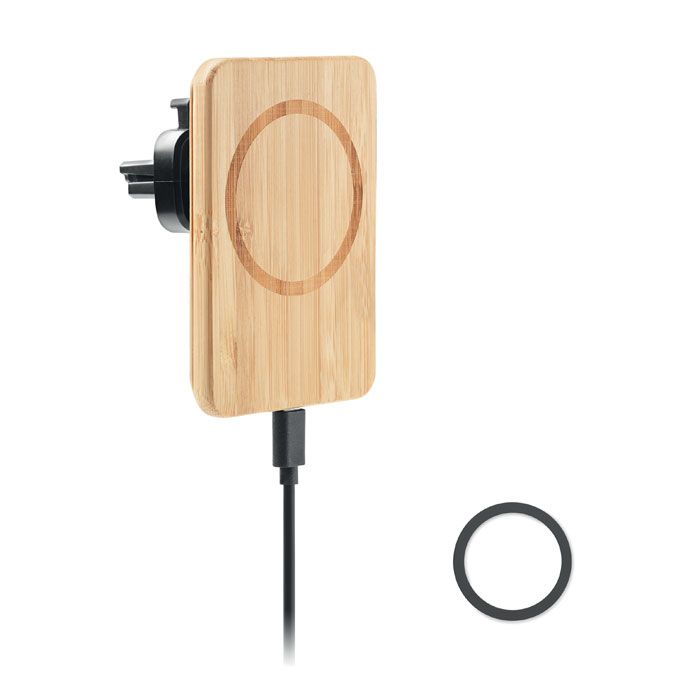 nago cargador inalámbrico magn. 15w burgundy/blanco vista1