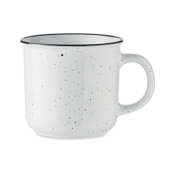 piga taza cerámica vintage 400 ml burgundy/blanco vista1