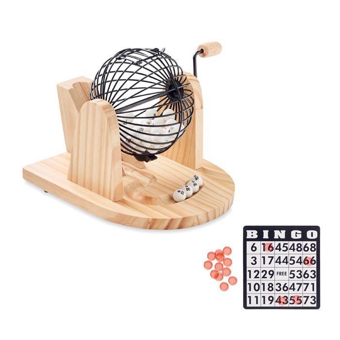 bingo juego de bingo burgundy/blanco vista1