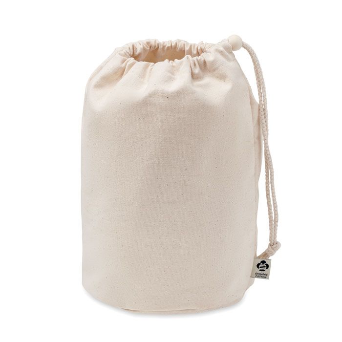 diste medium bolsa mediana algodón orgánico burgundy/blanco vista1