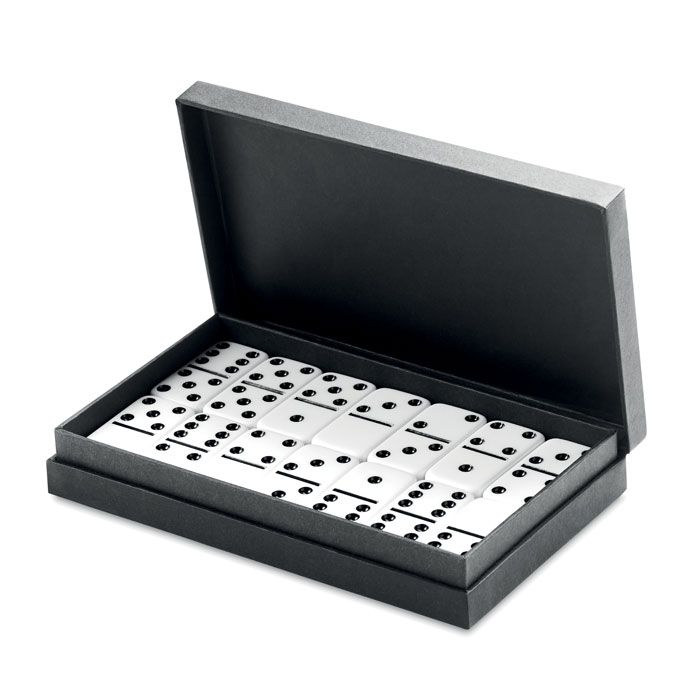 domino juego de dominó burgundy/blanco vista1