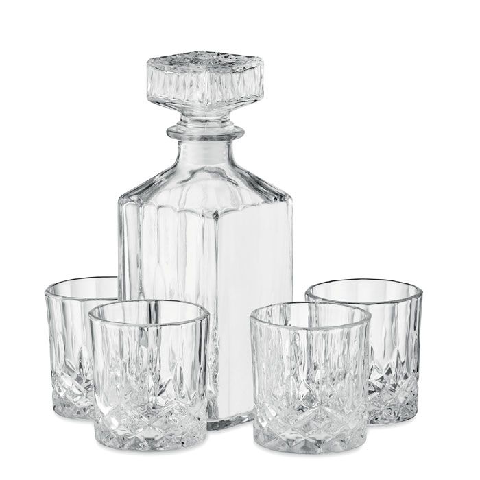 reiset set 4 piezas de whisky burgundy/blanco vista1
