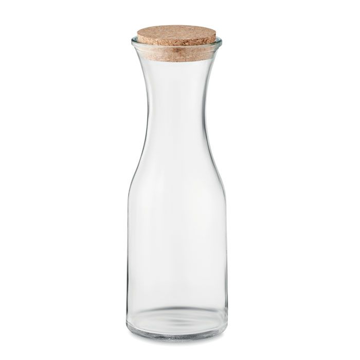 picca jarra de vidrio reciclado 1l burgundy/blanco vista1