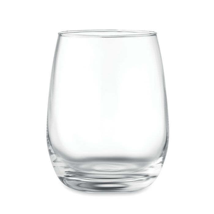 dilly vaso vidrio reciclado 420 ml burgundy/blanco vista1