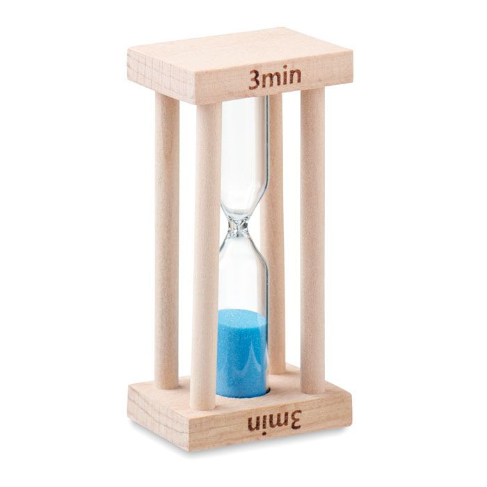 CI Reloj arena madera 3 minutos