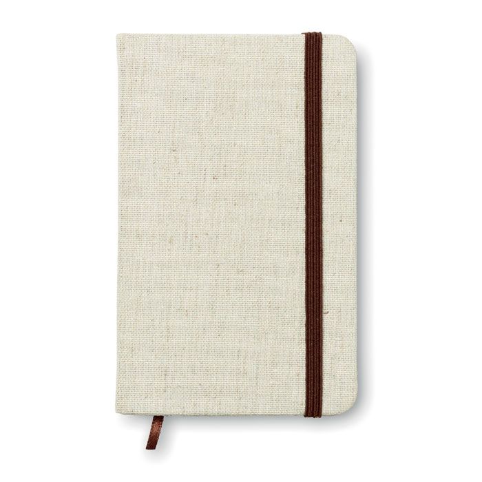  Cuaderno A6 con tapa de canvas