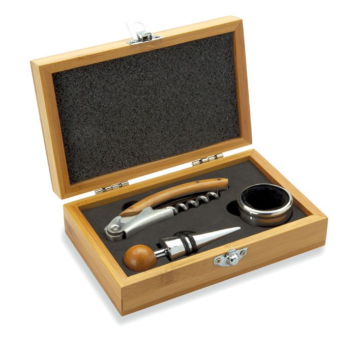 Sets de vino sonoma de varios materiales ecológico para personalizar vista 1