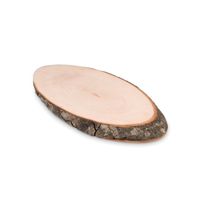 Tablas cocina ellwood runda de madera ecológico con logo vista 1