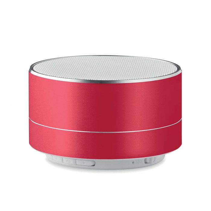 sound altavoz bluetooth de aluminio burgundy/blanco vista1