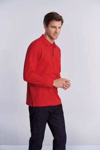 Polo Premium manga larga hombre