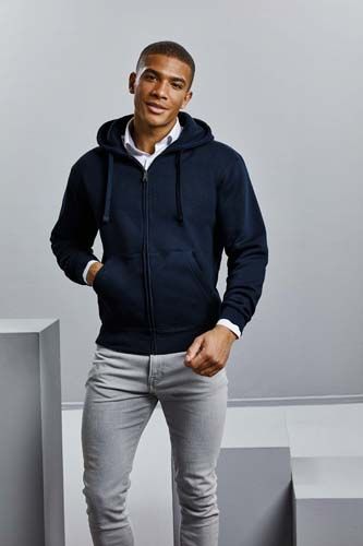 Sudadera Authentic con cremallera y capucha