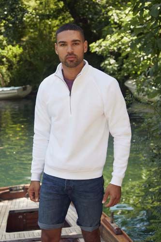 Sudadera cremallera en cuello Premium (62-032-0)