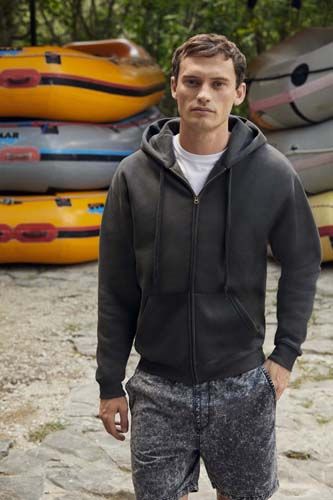 Sudadera Premium cremallera y capucha hombre (62-034-0)