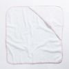 Toallas y albornoces towels by jassz con capucha para niño po white/baby pink vista 1