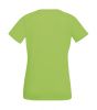Camisetas técnicas fruit of the loom técnica performace mujer lime green con publicidad vista 1