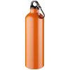 botella de aluminio de 770 ml con mosquetón pacific naranja vista1