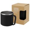 taza con aislamiento al vacío de cobre de 350 ml nordre negro intenso vista1