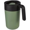 taza de 400 ml con doble pared reciclada nordia verde vista1