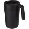 taza de 400 ml con doble pared reciclada nordia negro intenso vista1