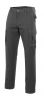 Pantalones de trabajo velilla multibolsillos con bolsillos de fuelle de algodon gris con impresión vista 1