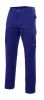 Pantalones de trabajo velilla multibolsillos con bolsillos de fuelle de algodon azulina con impresión vista 1