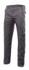 Pantalones de trabajo velilla stretch multibolsillos 103002s de algodon gris con impresión vista 1