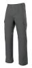 Pantalones de trabajo velilla forrado multibolsillos de algodon gris con impresión vista 1