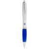 bolígrafo plateado con empuñadura de color “nash”  vista1