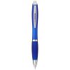 bolígrafo con cuerpo y empuñadura del mismo color nash azul real vista1