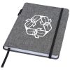 libreta de tamaño a5 de pet reciclado orin burgundy/blanco vista1
