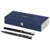 set de bolígrafo y rollerball allure burgundy/blanco vista1