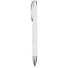 bolígrafo de aluminio reciclado moneta blanco vista1