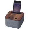 altavoz bluetooth® de madera y tela shae burgundy/blanco vista1