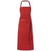 delantal con dos bolsillos de 240g/m² viera rojo vista1