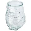 portavelas de vidrio reciclado para velas flotantesnouel burgundy/blanco vista1