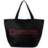 bolsa tote multiusos no tejida maryville burgundy/blanco vista1