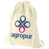mochila de cuerdas de algodón 100 g/m² 5l oregon burgundy/blanco vista1