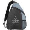 mochila triangular con bolsillo de rejilla 10l armada burgundy/blanco vista1